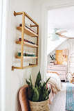 The Winston - Brass - Essential Oil Shelf
