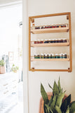 The Winston - Brass - Essential Oil Shelf